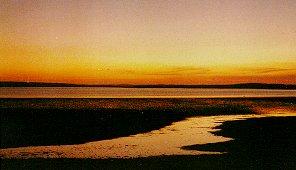 zondsondergang, zonsopgang, vergezicht
